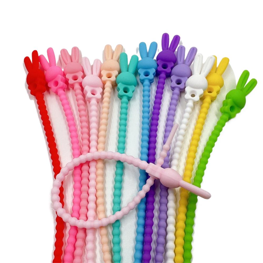 Food Storage Heat - 10Pcs Flower Star Silicone Cable Organizer