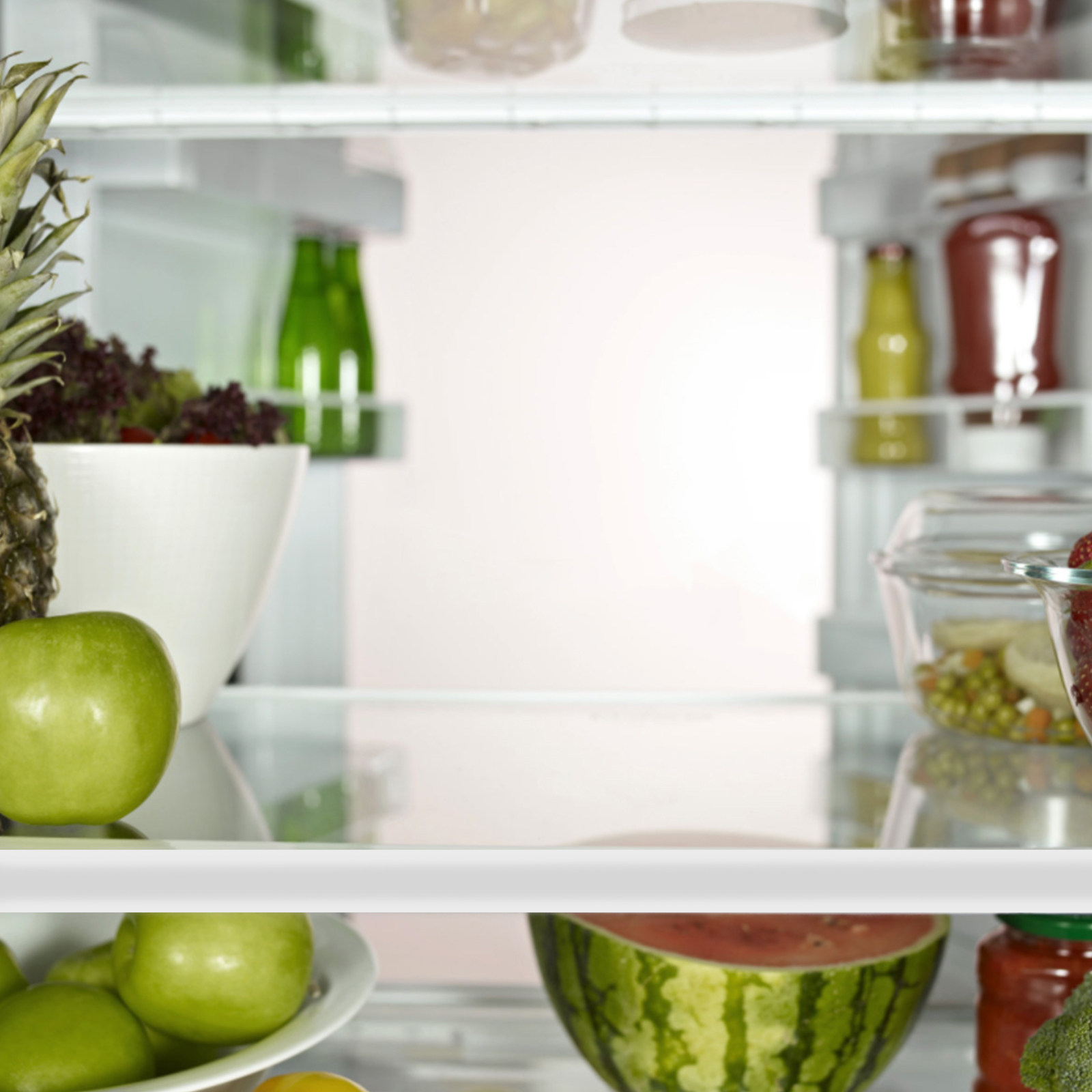Tempered Glass Fridge Divider  - Food Storage Dividers ulasan dan harga