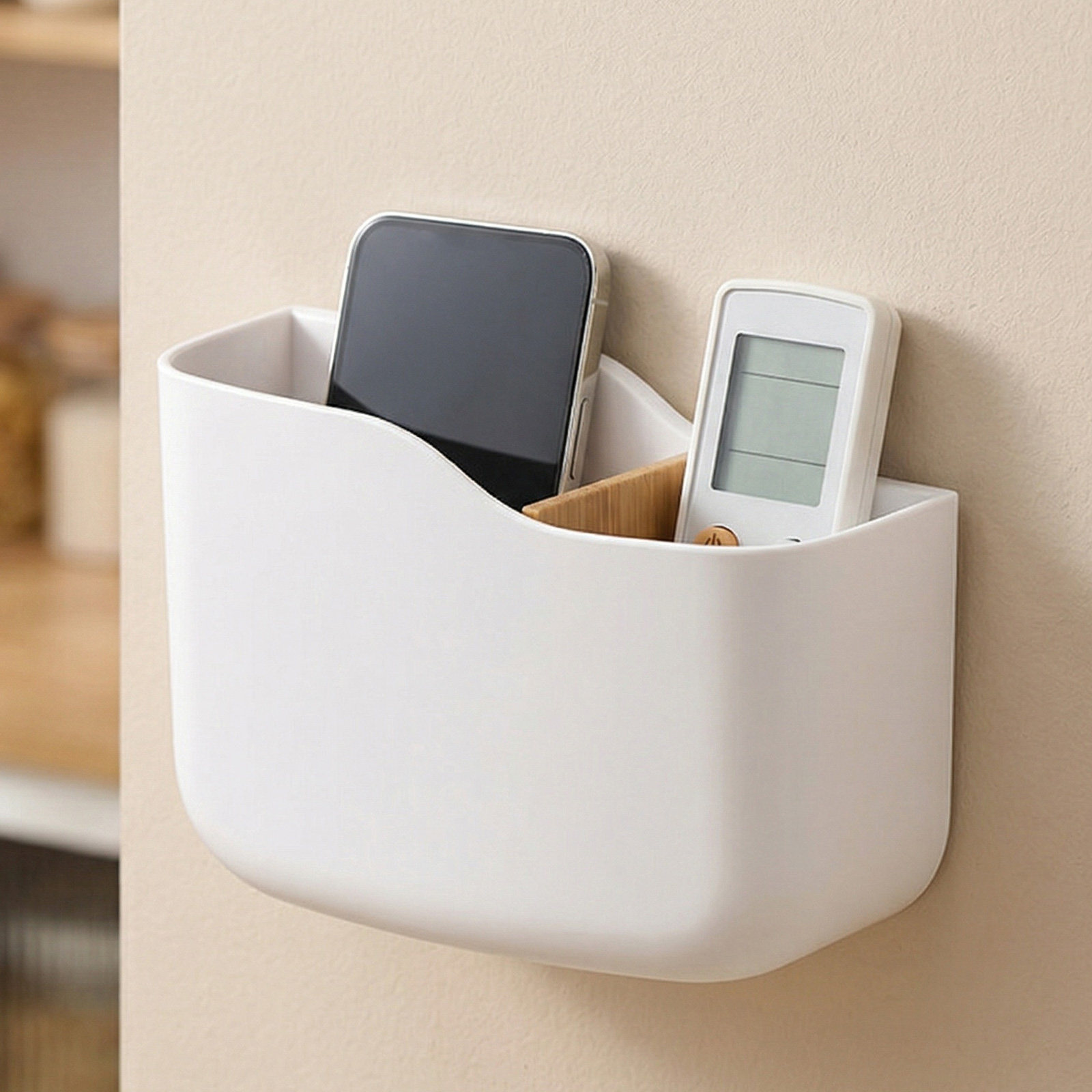 3Pcs Remote Control Holder Wal - Food Storage Dividers ulasan dan harga