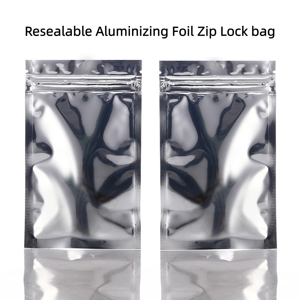 Shinny Silver Aluminizing Foil - Ziploc Food Storage ulasan dan harga