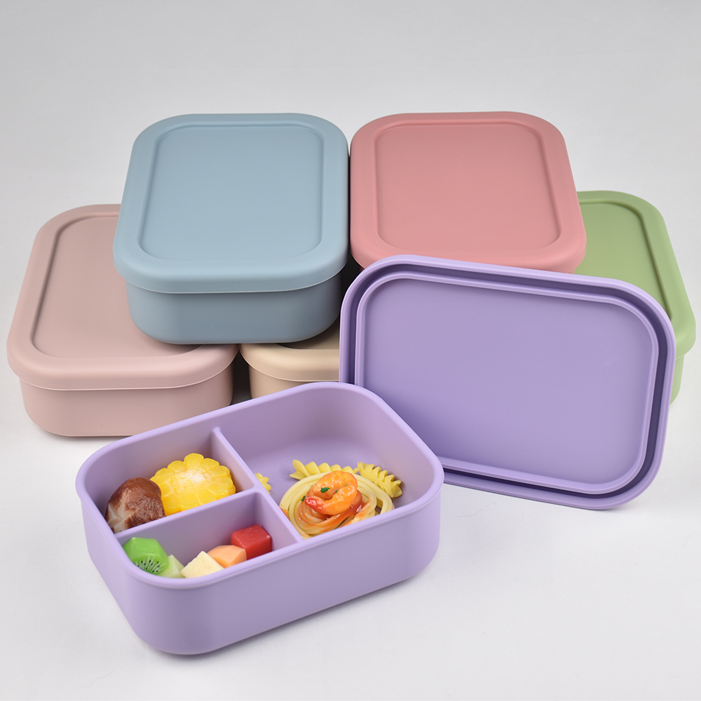 3-Compartment Food Grade Silic - Food Storage 1 Year ulasan dan harga