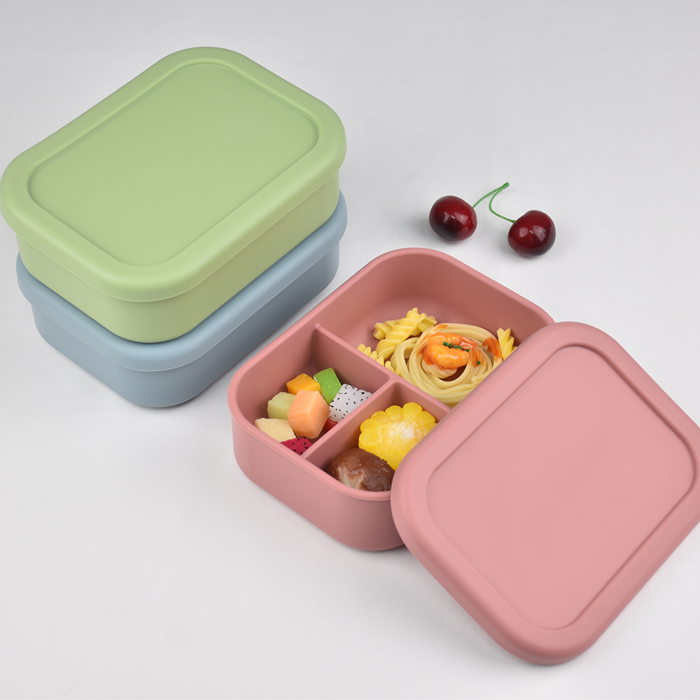 3-Compartment Food Grade Silic - Food Storage 1 Year ulasan dan harga