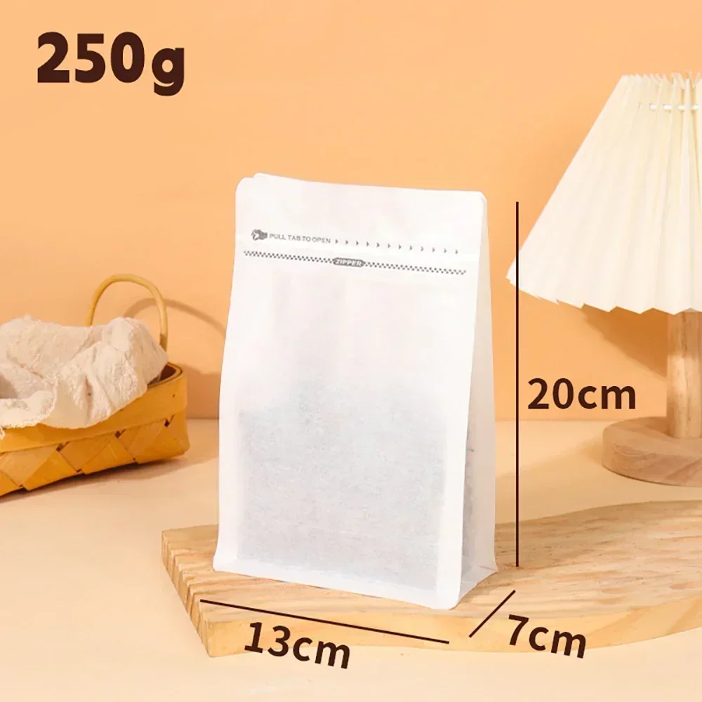 50pcs Biodegradable Coffee Bag - Ziploc Food Storage ulasan dan harga