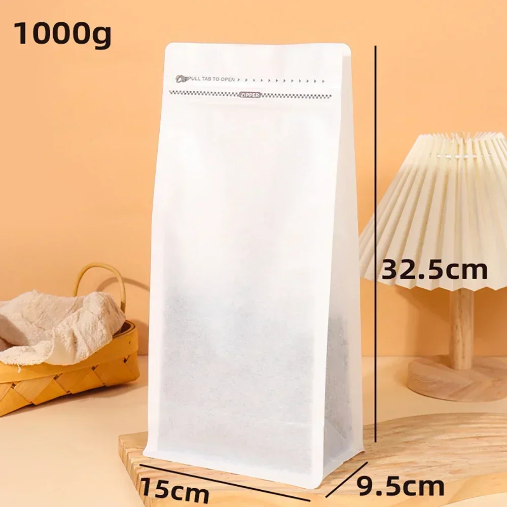 50pcs Biodegradable Coffee Bag - Ziploc Food Storage ulasan dan harga