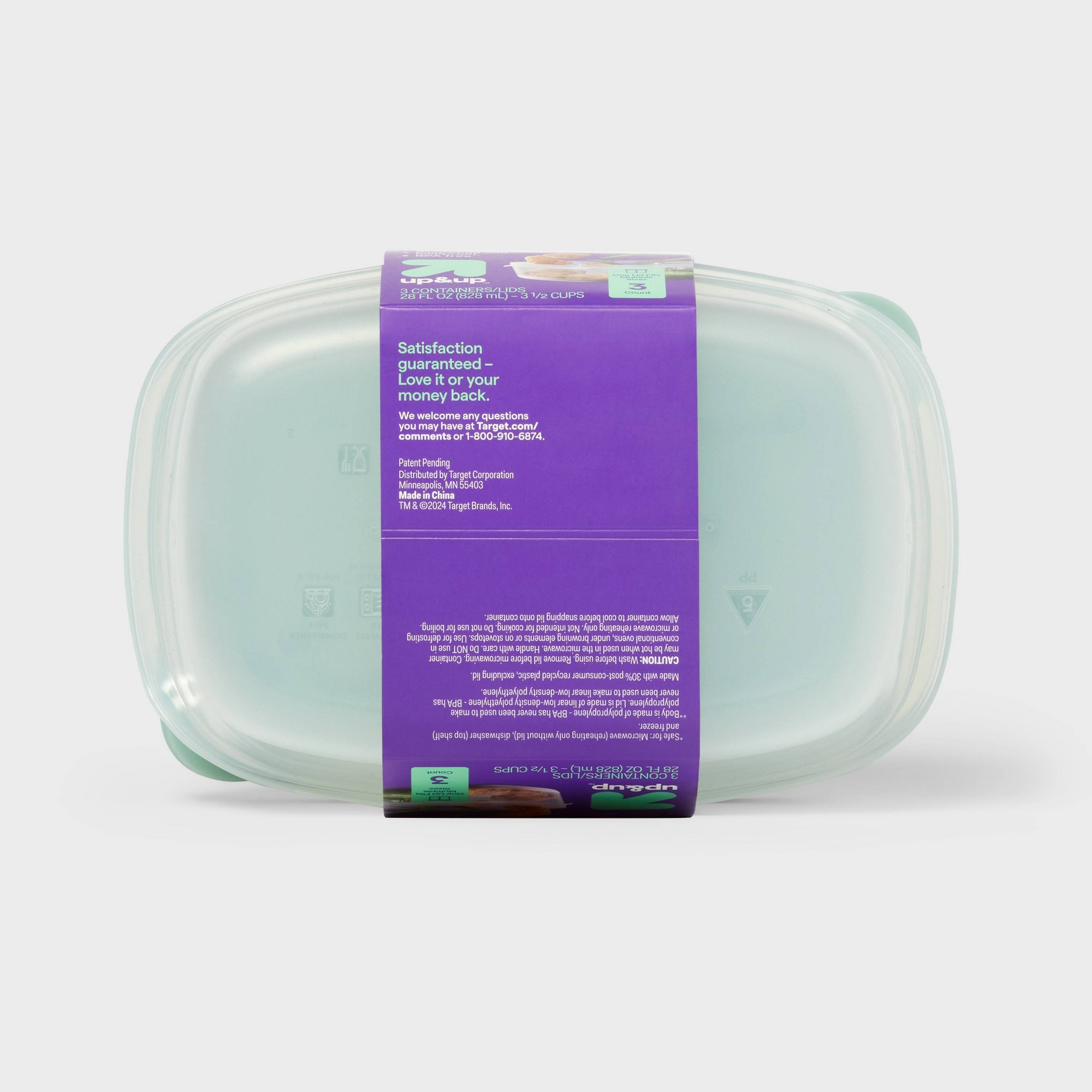 3ct Clear Plastic Divided Rect - Food Storage Dividers ulasan dan harga