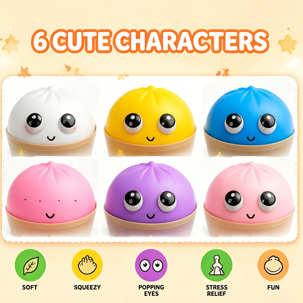 Kawaii Unicorn Bao Bun Squishy - Food Storage Heat ulasan dan harga