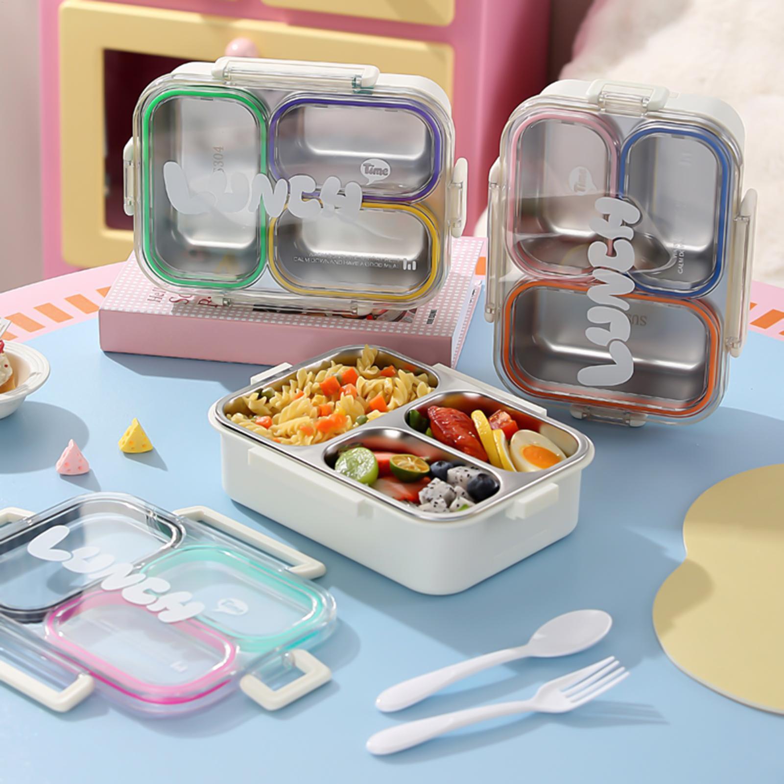 Stainless Steel Lunch Box Divi - Food Storage Dividers ulasan dan harga