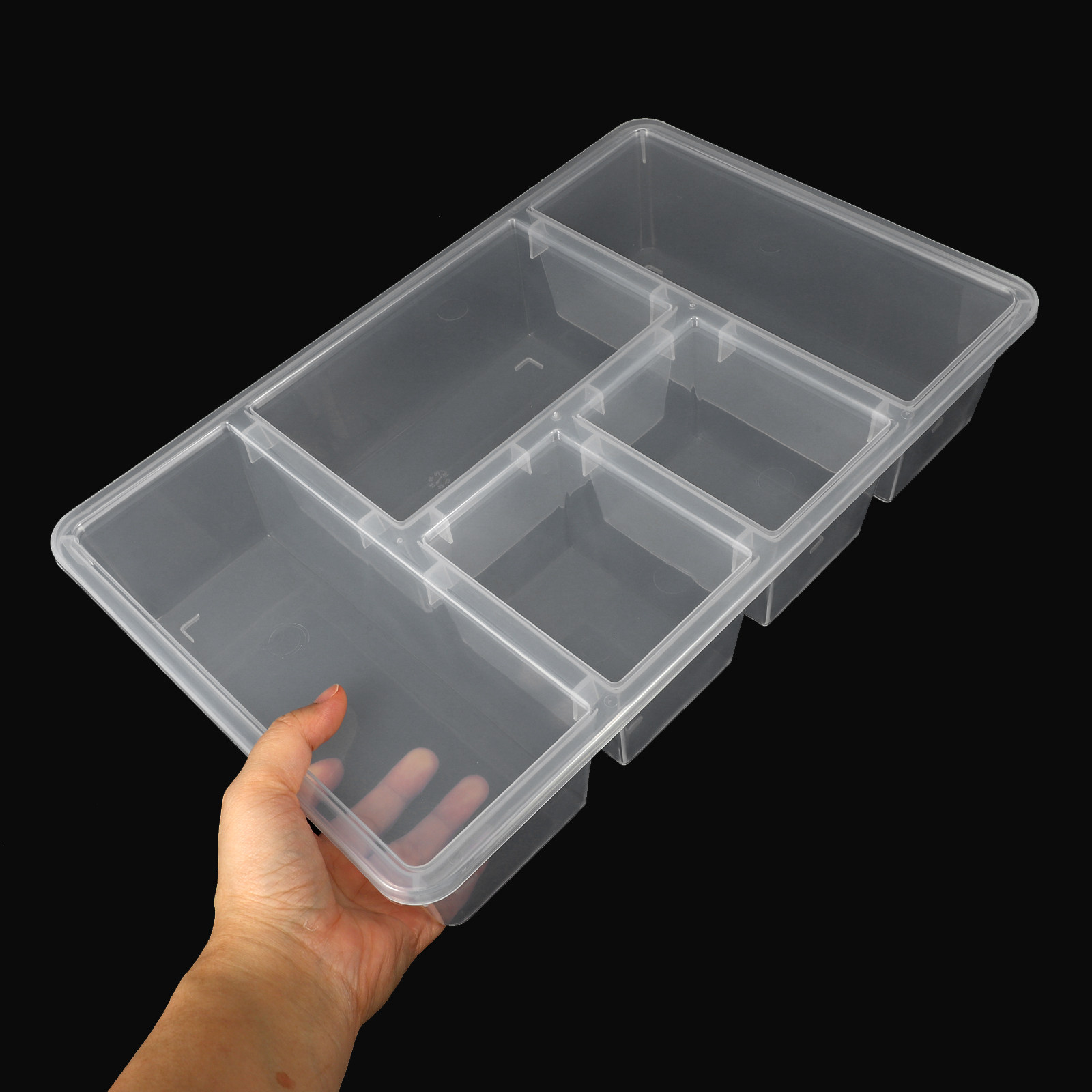 5 Compartment Veggie Tray Food - Food Storage Dividers ulasan dan harga