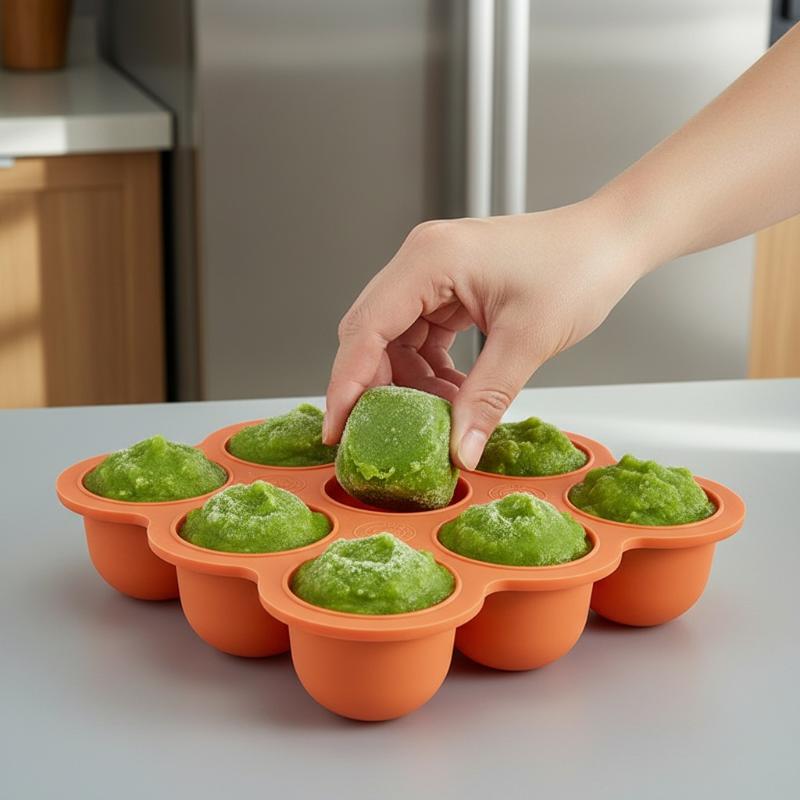 Baby Food Silicone Container 9 - Food Storage 1 Year ulasan dan harga