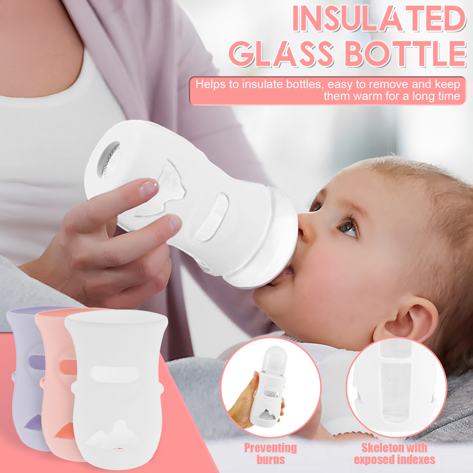 Silicone Sleeves Silicone Baby - Food Storage 1 Year ulasan dan harga