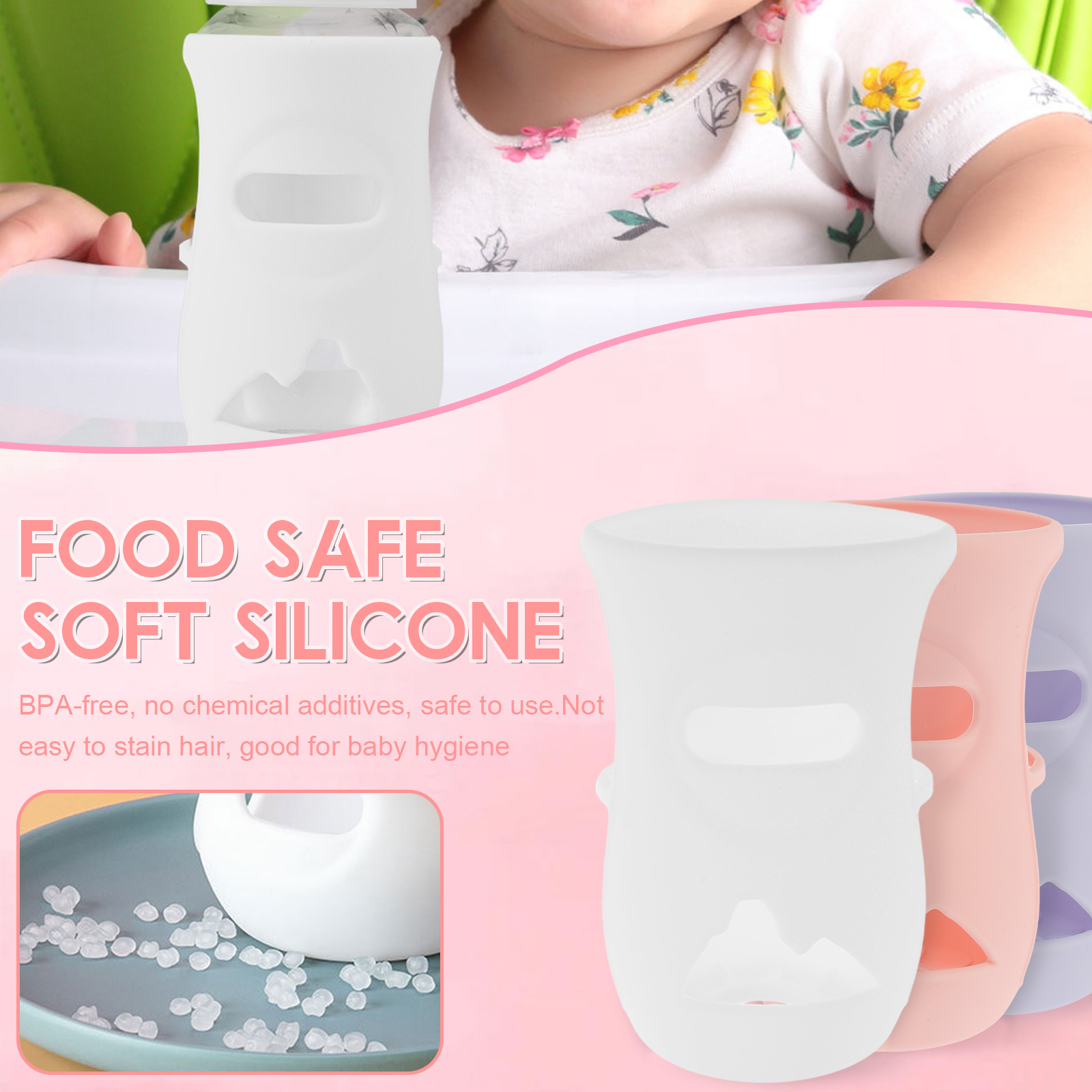 Silicone Sleeves Silicone Baby - Food Storage 1 Year ulasan dan harga