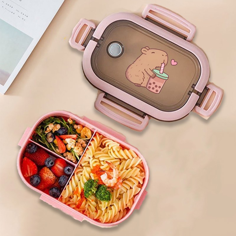 Capybara Bento Lunch Box Anime - Food Storage Heat ulasan dan harga