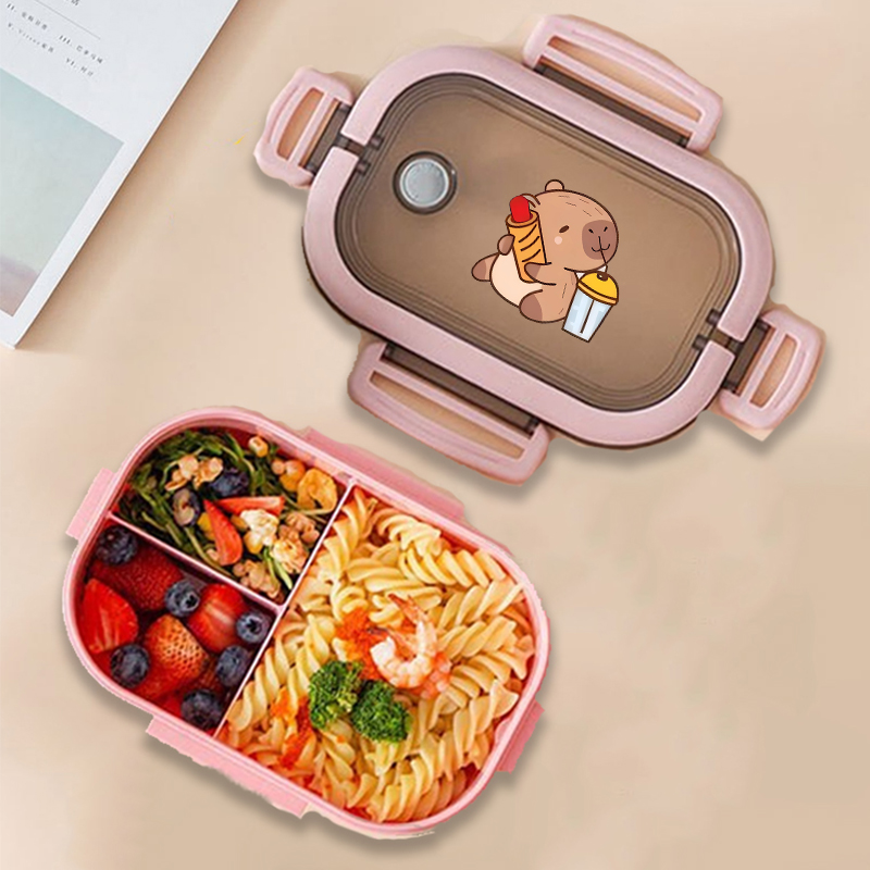 Capybara Bento Lunch Box Anime - Food Storage Heat ulasan dan harga