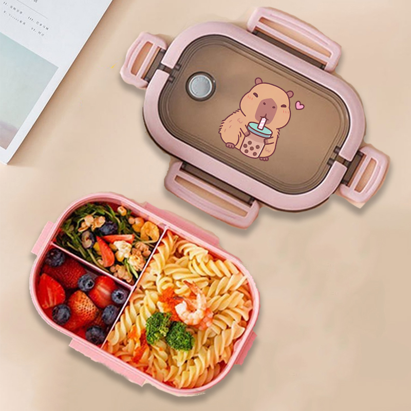 Capybara Bento Lunch Box Anime - Food Storage Heat ulasan dan harga