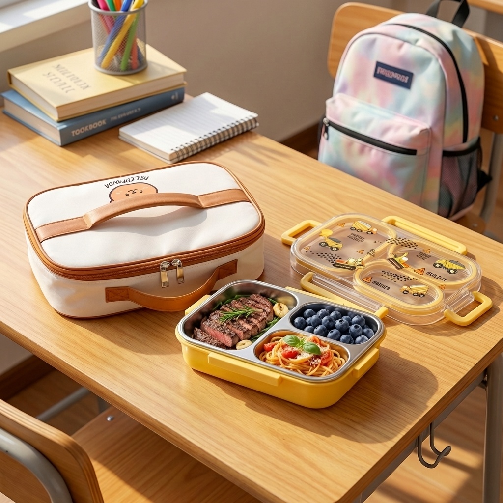 900ML Cute 304 Stainless Steel - Food Storage Dividers ulasan dan harga