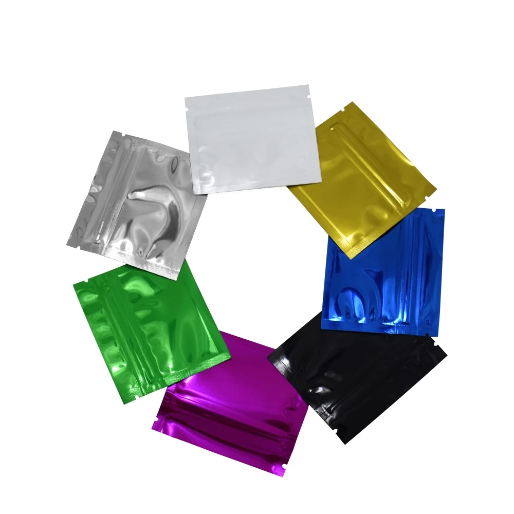 100Pcs Colorful Glossy Aluminu - Ziploc Food Storage ulasan dan harga
