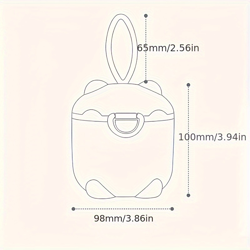 1pc Portable Four-Layer Milk P - Food Storage 1 Year ulasan dan harga