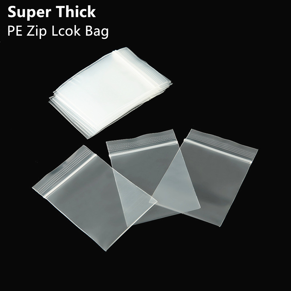 100pcs Extra Thick Transparent - Ziploc Food Storage ulasan dan harga