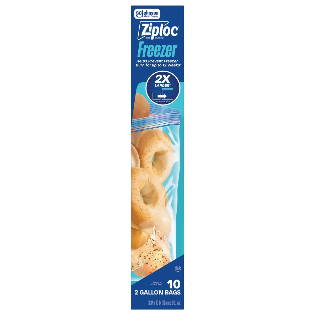 Ziploc Two Gallon Freezer Bags - Ziploc Food Storage ulasan dan harga