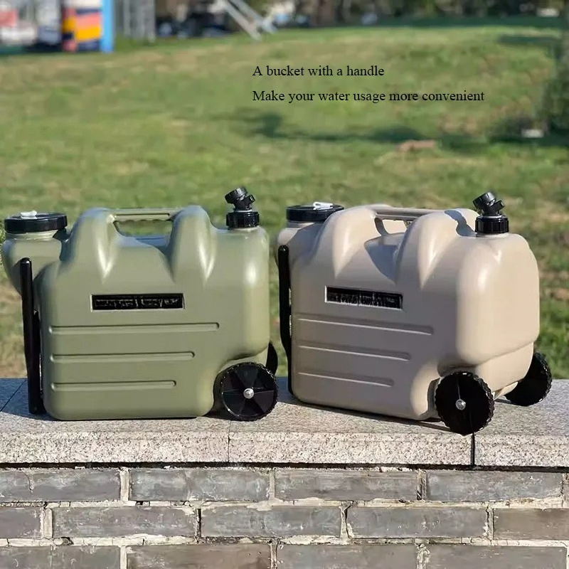 28L Large Capacity Camping Buc - Food Storage With Wheels ulasan dan harga