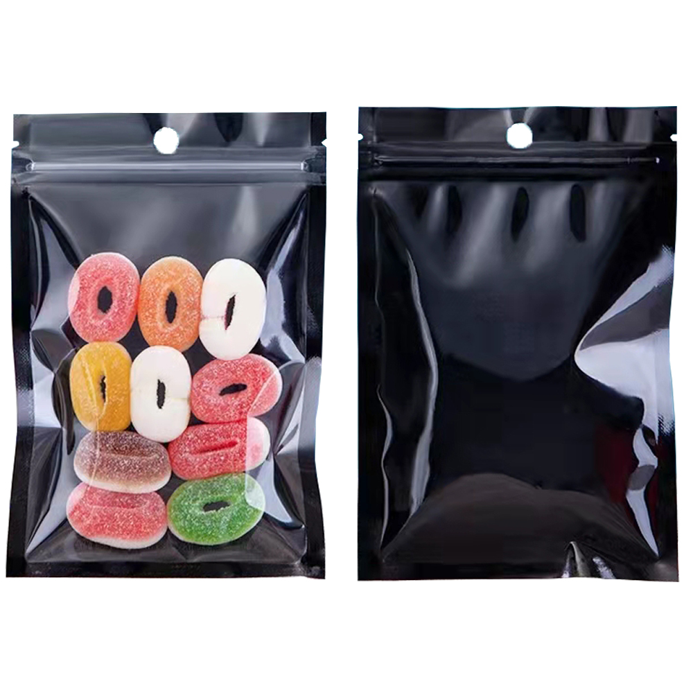 100Pcs Clear Black Aluminum Fo - Ziploc Food Storage ulasan dan harga