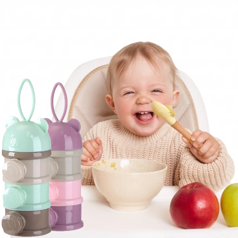 3/4Layer Baby Portable Baby Fo - Food Storage 1 Year ulasan dan harga
