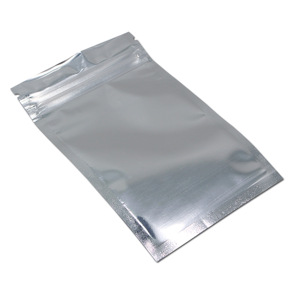 100Pcs Clear Silver Zip Lock M - Ziploc Food Storage ulasan dan harga