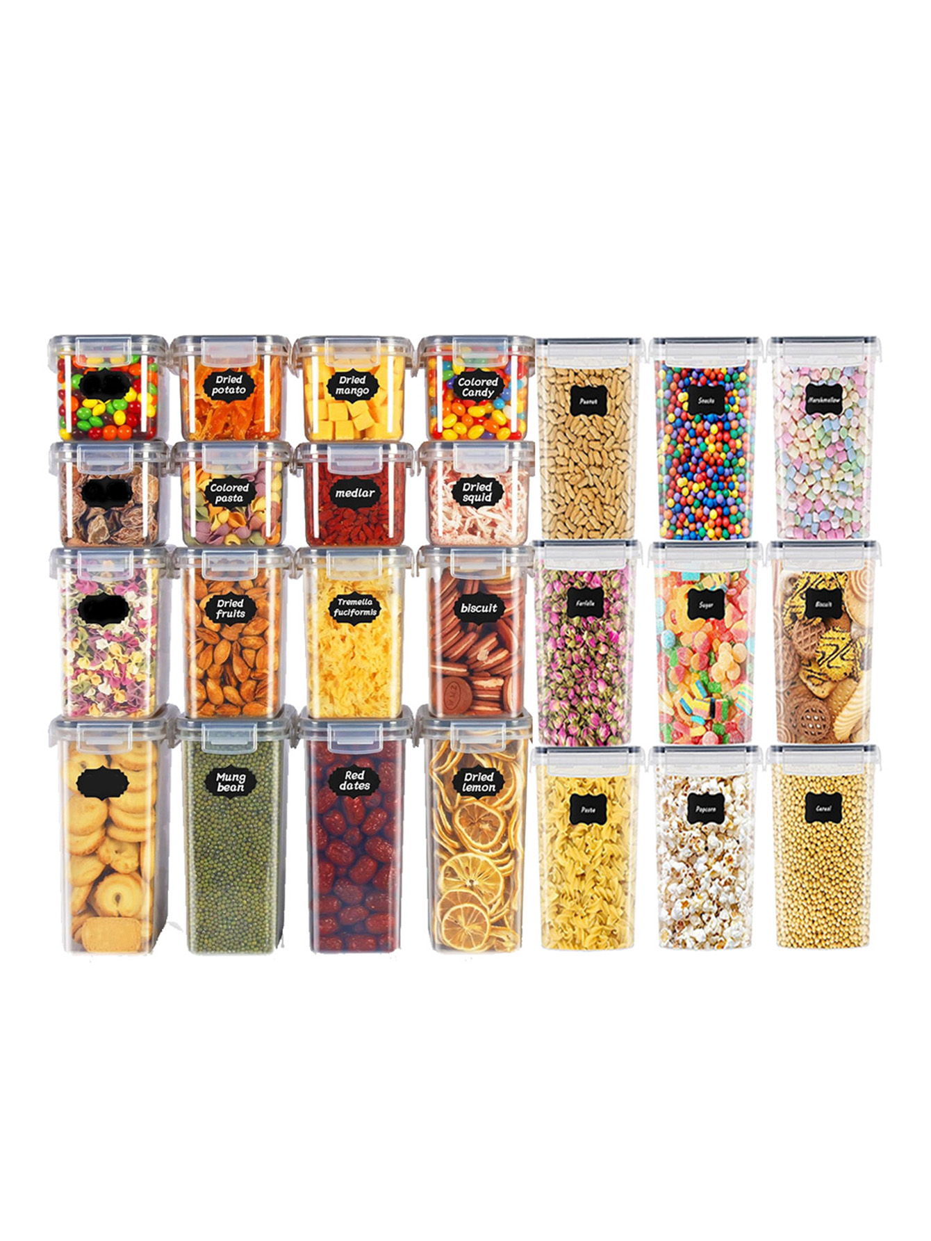 48pcs, Sealed Food Storage Con - Food Storage Heat ulasan dan harga