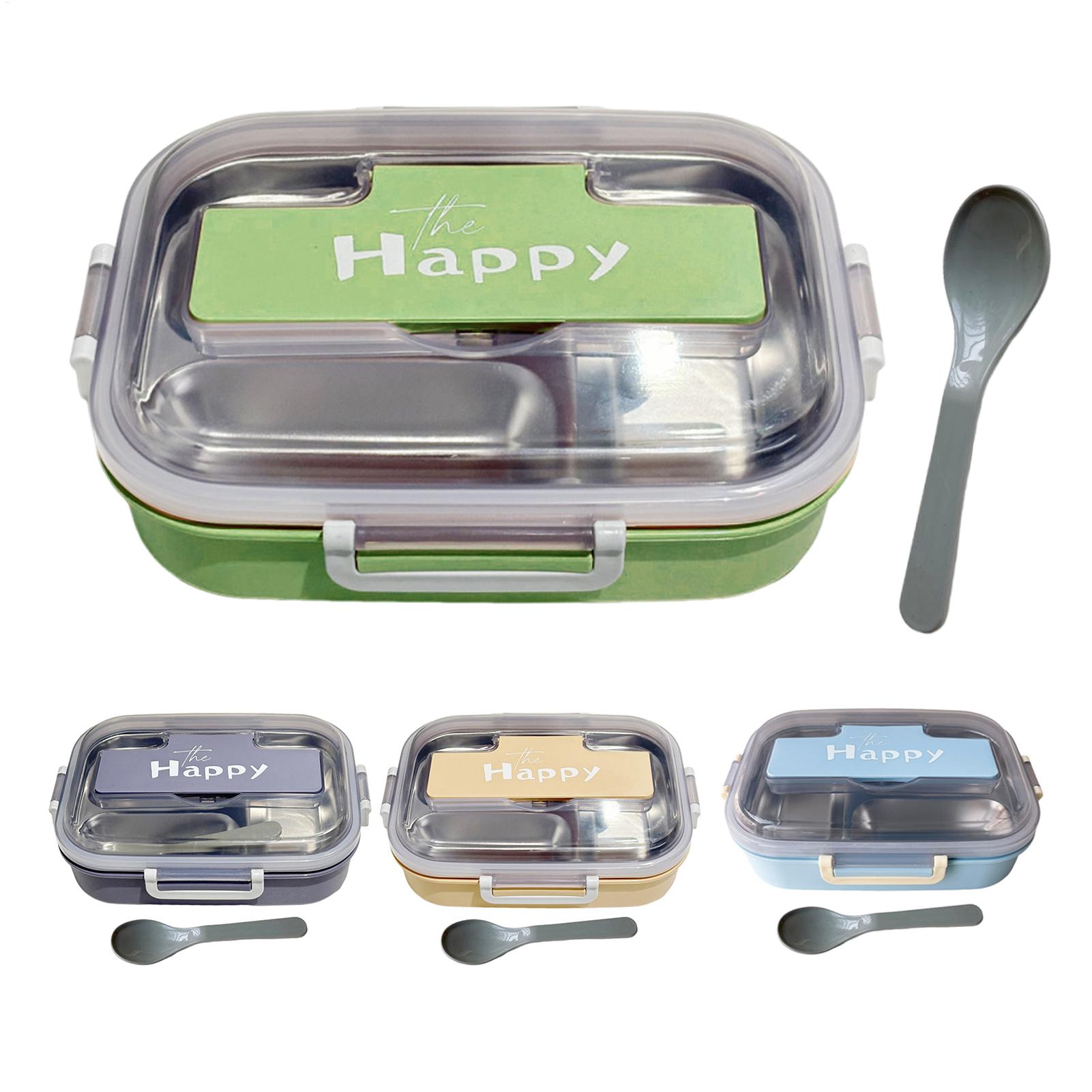 Portable Lunch Box Stainless S - Food Storage Dividers ulasan dan harga
