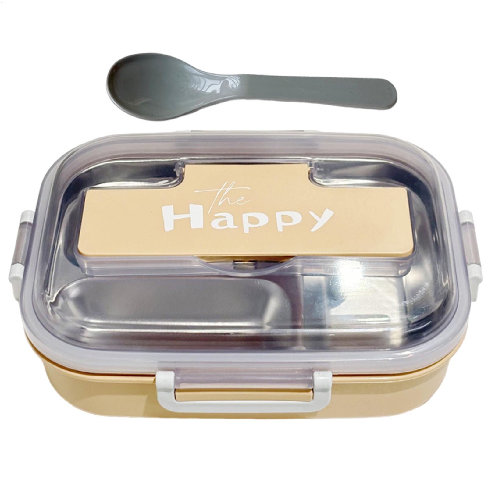 Portable Lunch Box Stainless S - Food Storage Dividers ulasan dan harga