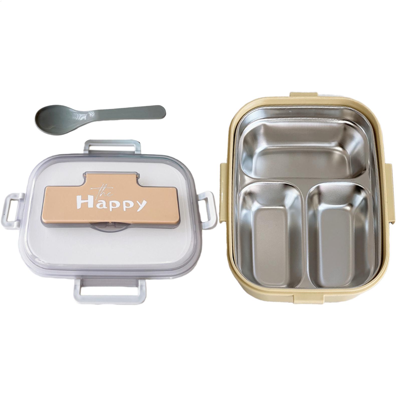 Portable Lunch Box Stainless S - Food Storage Dividers ulasan dan harga